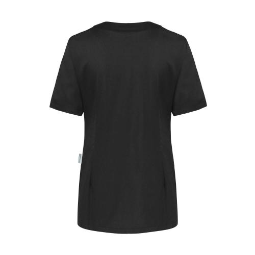 KARLOWSKY Essential | Damen Kurzarm-Kasack (schwarz) KS63